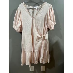 1X LC Lauren Conrad light pink dress